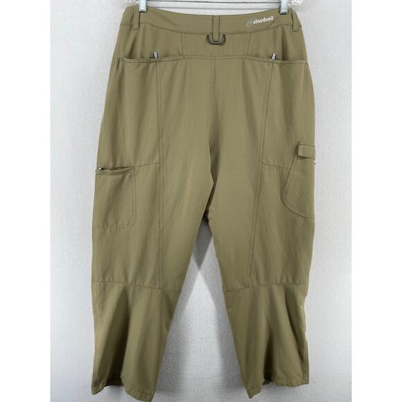 CLOUDVEIL Pants Mens 34 Cargo Stretch Twill Utility Outdoor Hiking Trail Brown - Picture 2 of 16
